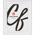thumbnail image 1 of Craig Frames Victoria, 19x29 inch Picture Frame, Ornate White and Silver, 1 of 5