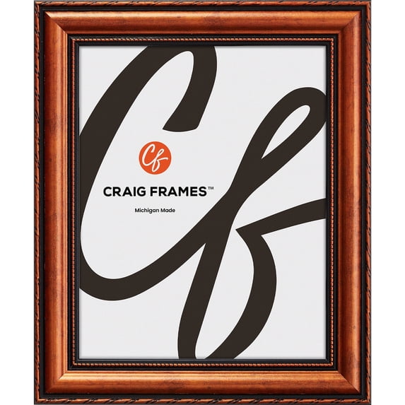 Craig Frames Victoria, 20x30 inch Picture Frame, Ornate Copper