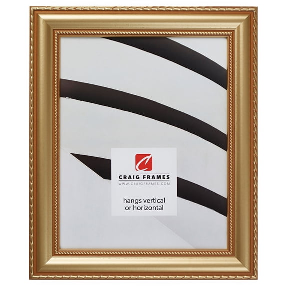 Craig Frames Victoria, 4x6 inch Picture Frame, Ornate Gold
