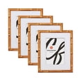 thumbnail image 1 of Craig Frames Vintage Bamboo 16x16 inch Picture Frame Matted for a 12x12 Photo, Set of Four, 1 of 5