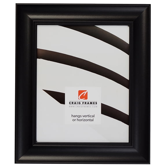 Craig Frames Vintage Revival, 24x24 inch Picture Frame, Satin Black
