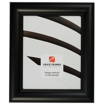 Craig Frames Vintage Revival, 4x10 inch Picture Frame, Satin Black