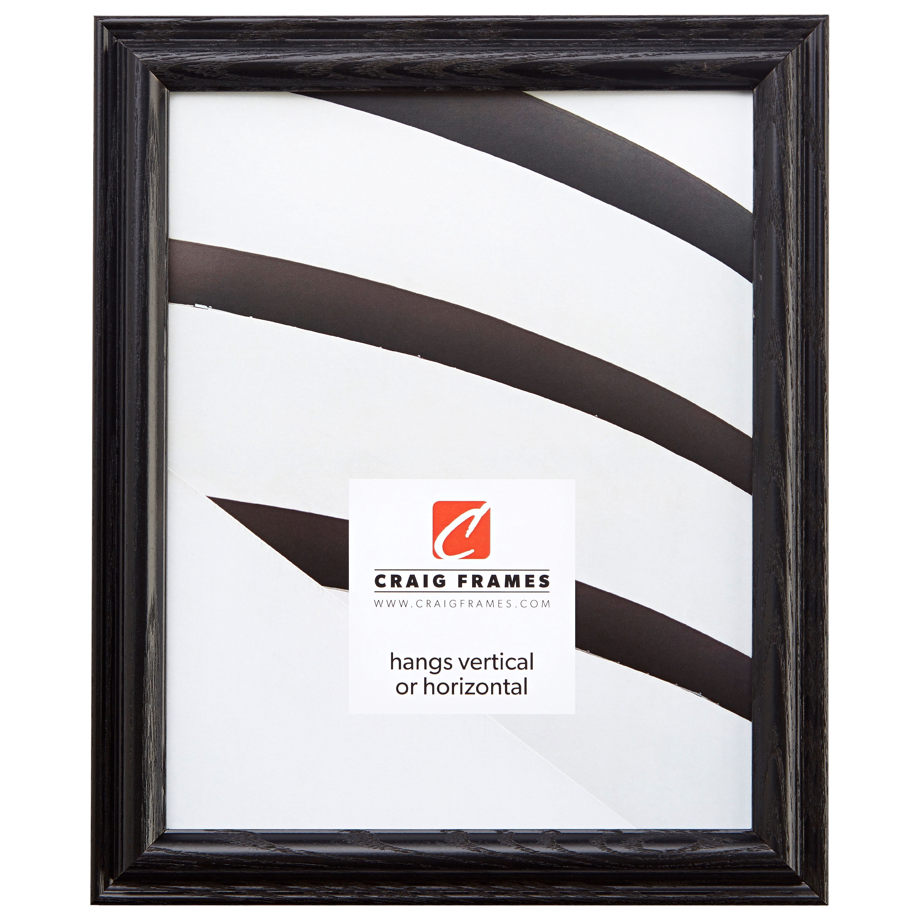 Craig Frames Wiltshire 130, 18x24 inch Picture Frame, Black