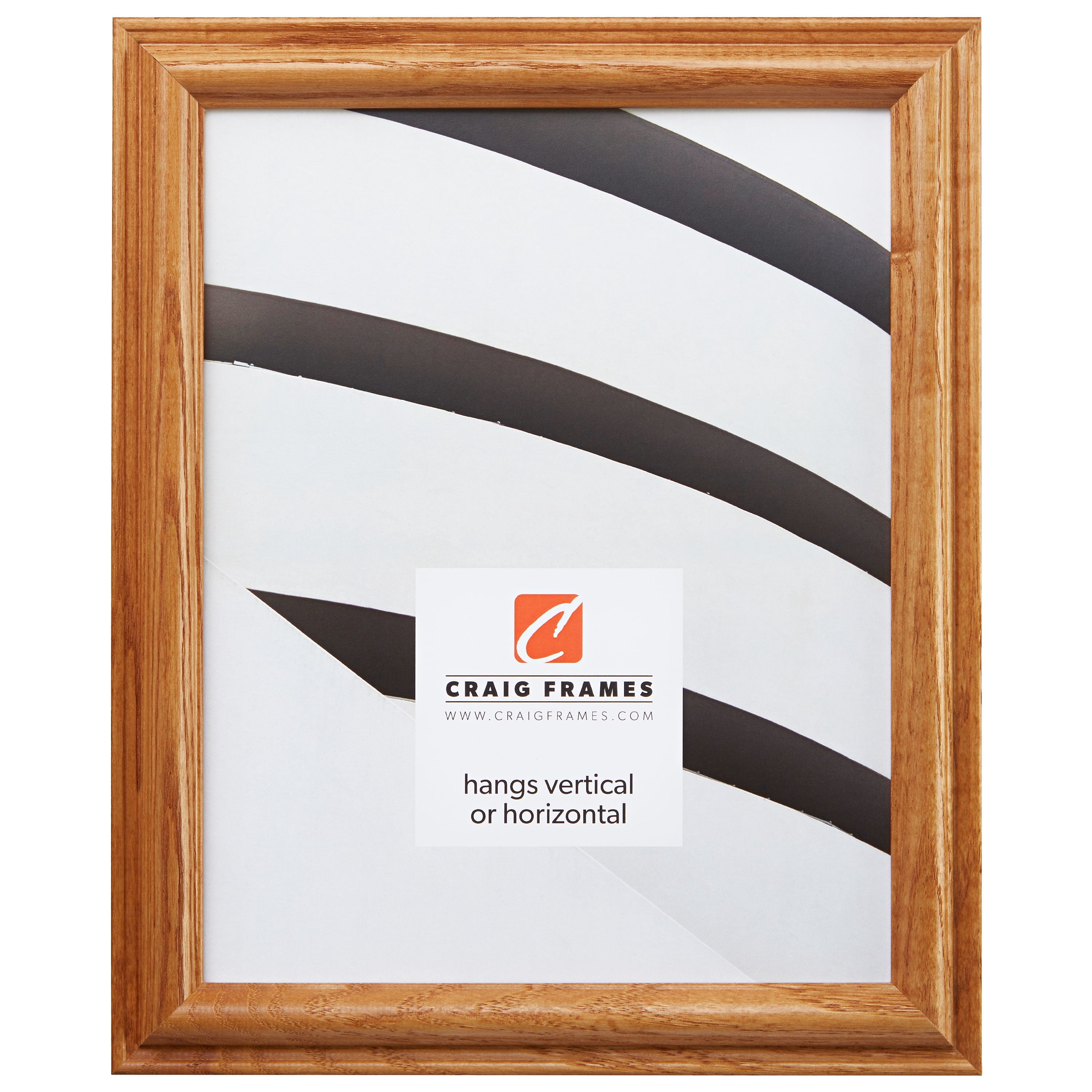 Craig Frames Wiltshire 130, 18x24 inch Picture Frame, Traditional Light Brown Hardwood