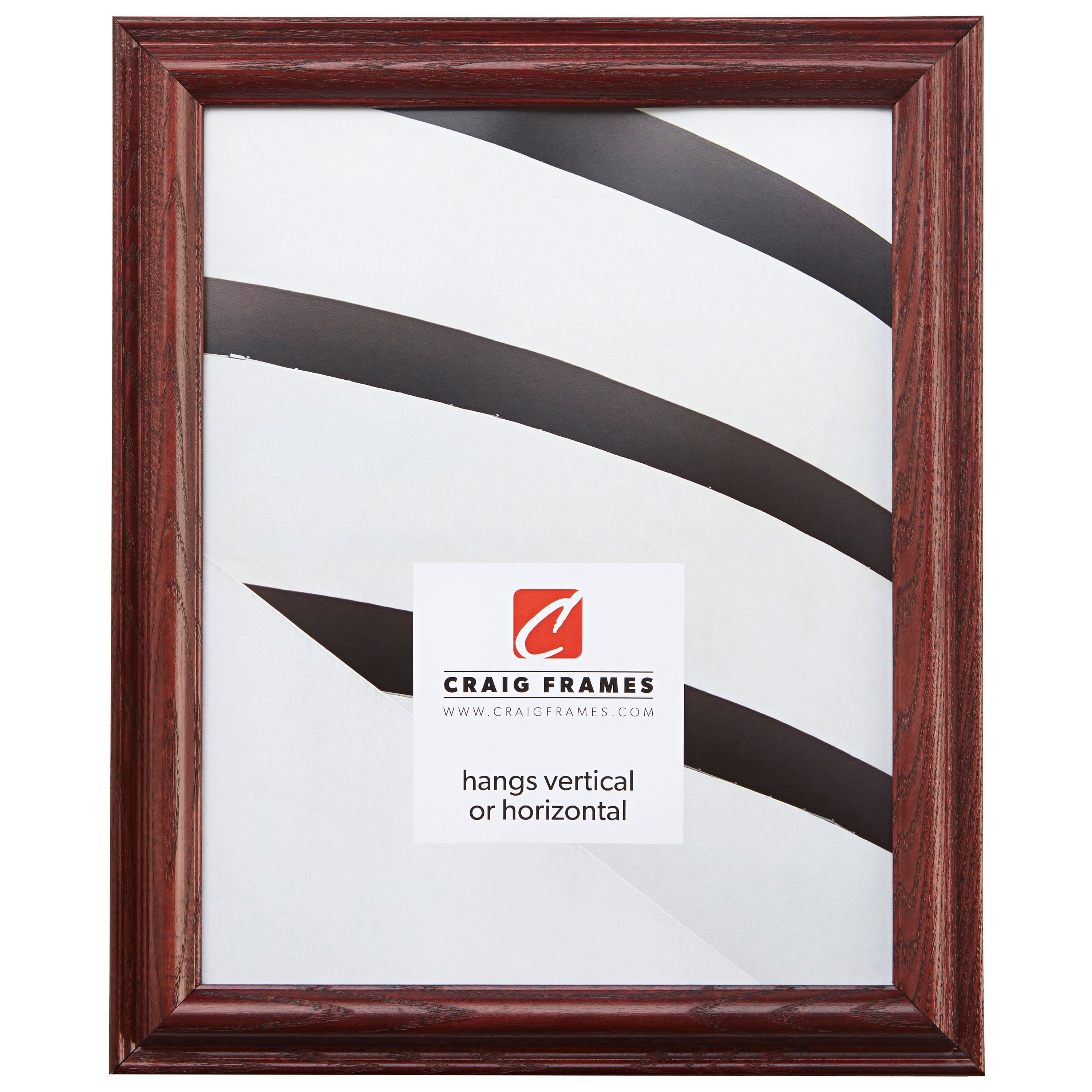 Craig Frames Wiltshire 130, 18x24 inch Picture Frame, Traditional Red Hardwood