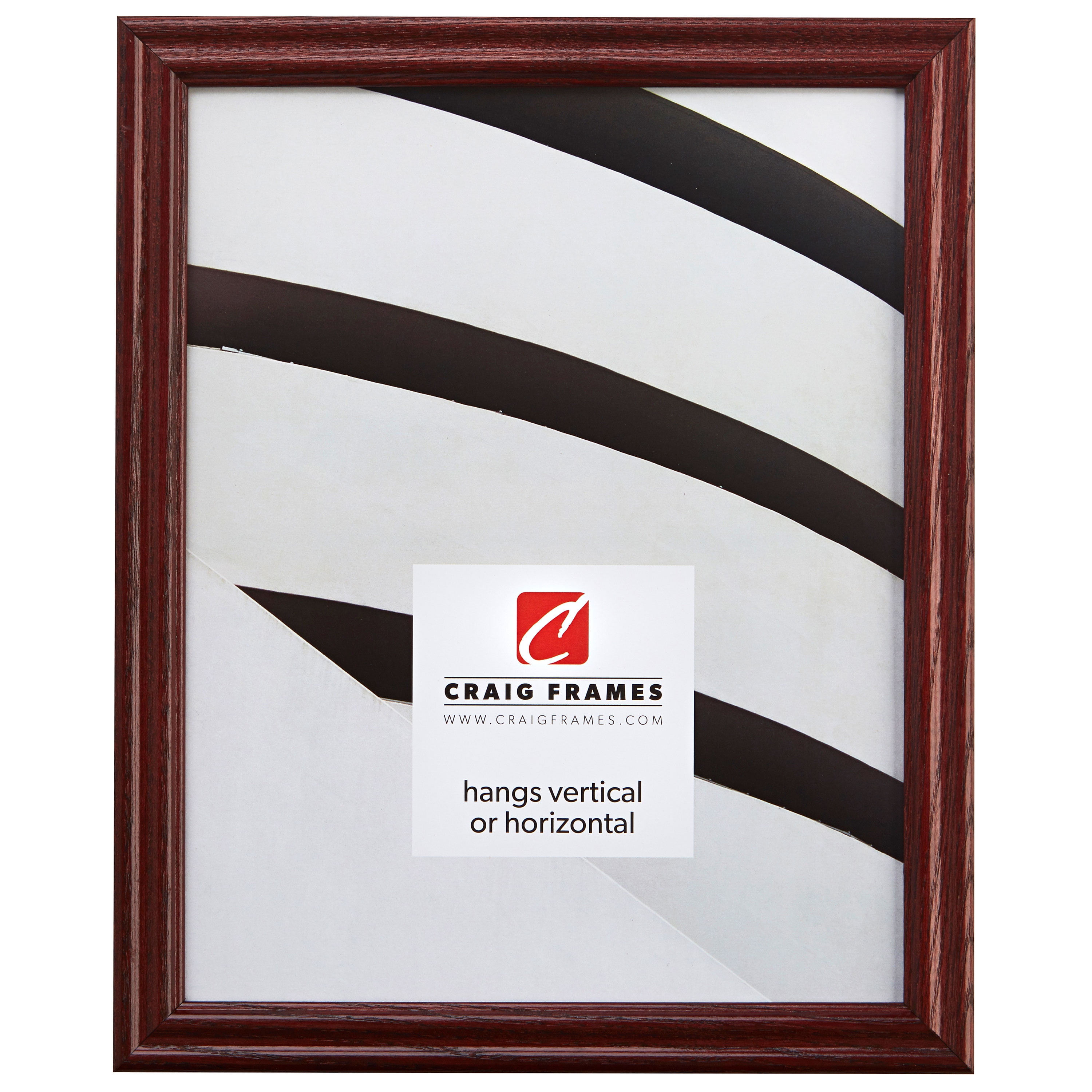 Craig Frames Wiltshire 200, 14x32 inch Traditional Red Hardwood Picture ...
