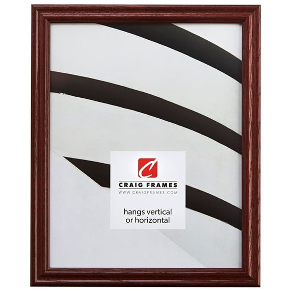 Craig Frames Wiltshire 200, 15x23 inch Traditional Red Hardwood Picture Frame