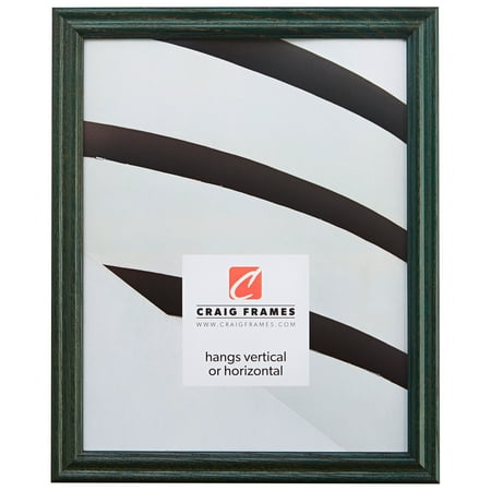 Craig Frames Wiltshire 200, 15x28 inch Traditional Green Hardwood Picture Frame