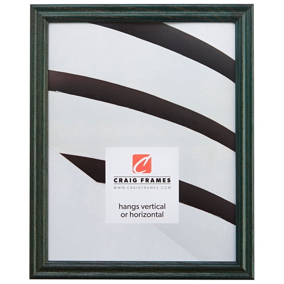 Craig Frames Wiltshire 200, 23x25 inch Traditional Green Hardwood Picture Frame