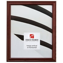Craig Frames Wiltshire 200, 4x10 inch Picture Frame, Traditional Red Hardwood