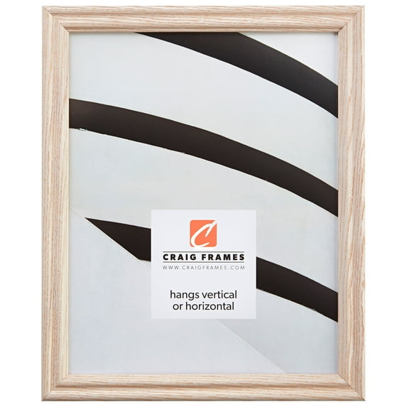 Craig Frames Wiltshire 200, 4x16 inch Traditional Whitewash Hardwood Picture Frame