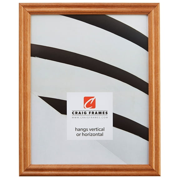 Craig Frames Wiltshire 200, 9x19 inch Traditional Light Brown Hardwood Picture Frame