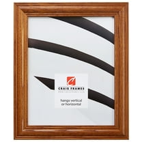 Craig Frames Wiltshire 440, 11x14 inch Picture Frame, Traditional Brown Hardwood