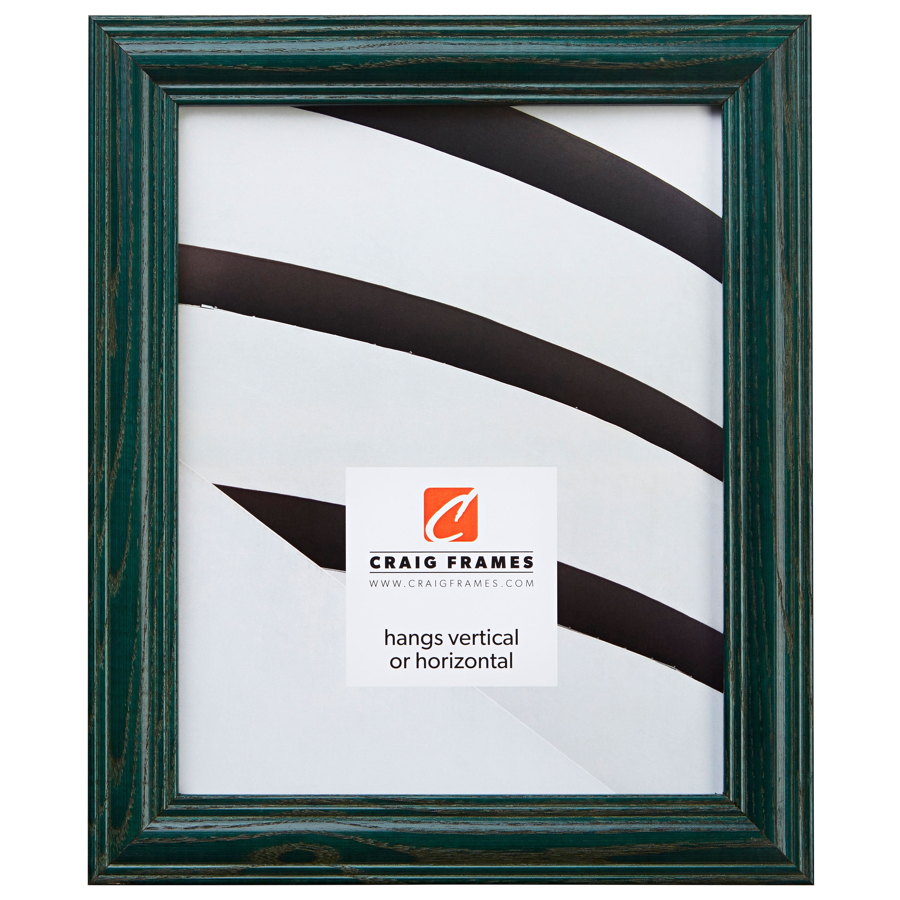 Craig Frames Wiltshire 440, 18x24 inch Picture Frame, Traditional Green Hardwood