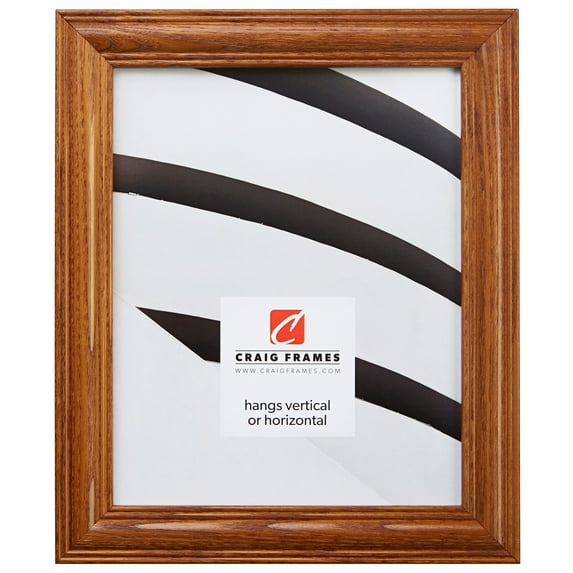 Craig Frames Wiltshire 440, 24x36 inch Picture Frame, Traditional Brown Hardwood