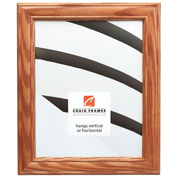 Craig Frames Wiltshire 595, 4x6 inch Picture Frame, Honey Brown