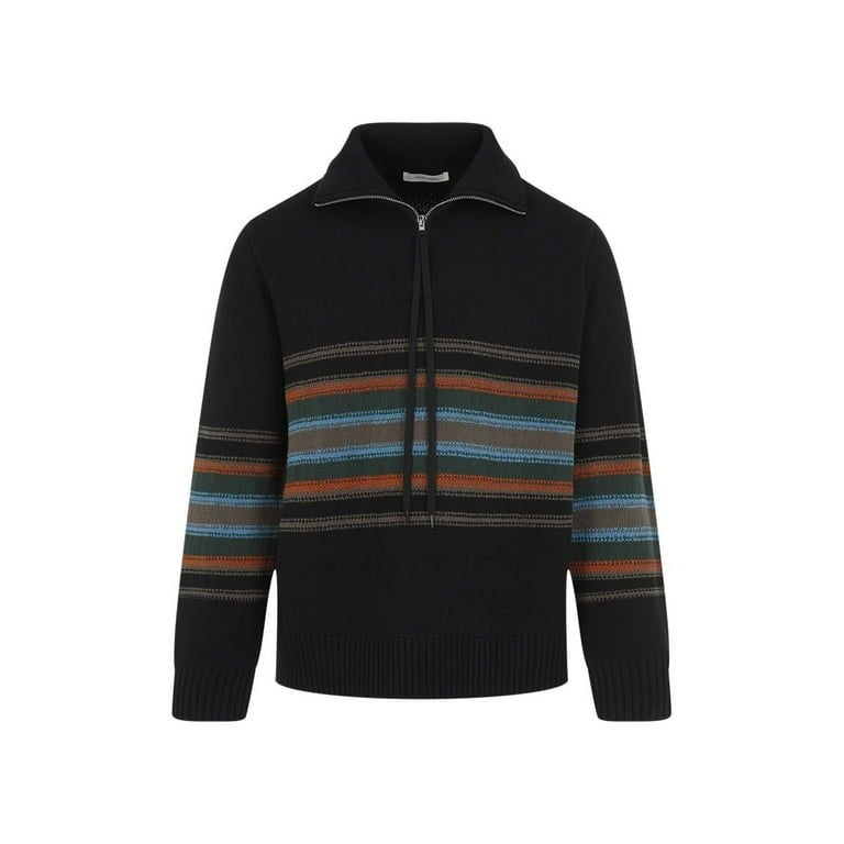 Craig Green Tape Knit Polo Black Multi