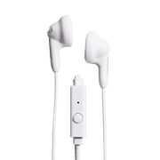 Craig Magnavox In-Ear Headphone, Built-In Microphone with Eartips, White, MHP4820M-WH