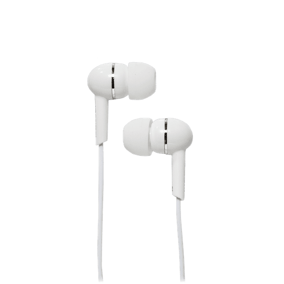 Craig Magnavox In-Ear Headphone, Built-In Microphone with Eartips, White, MHP4850-WH