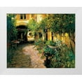 thumbnail image 1 of Craig, Philip 18x15 White Modern Wood Framed Museum Art Print Titled - Courtyard - Alsace, 1 of 4