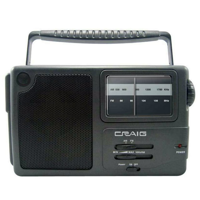 Craig Portable AM/FM Radio - Walmart.com