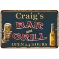 thumbnail image 1 of Craig's Green Bar and Grill Sign 16 x 24 Matte Finish Metal 116240044255, 1 of 1