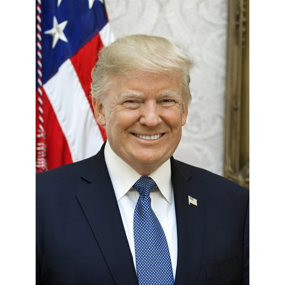 Craighead Portrait US President Donald Trump Photo Extra Large XL Wall Art Poster Print