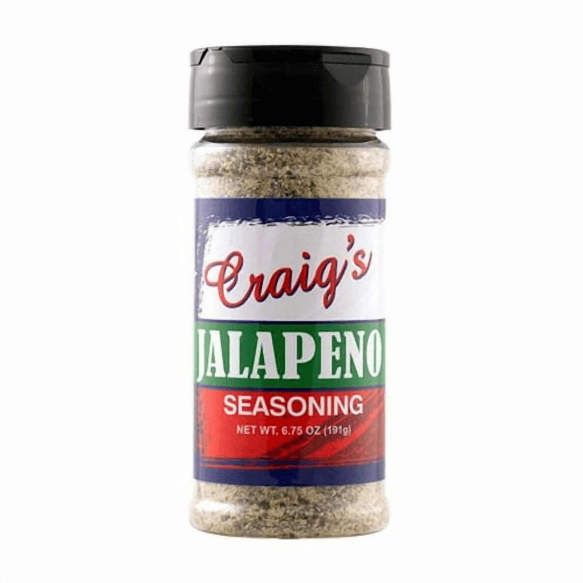 Craigs Jalapeno Seasoning Blend 6.75 Oz All Purpose Tangy Heat 09480