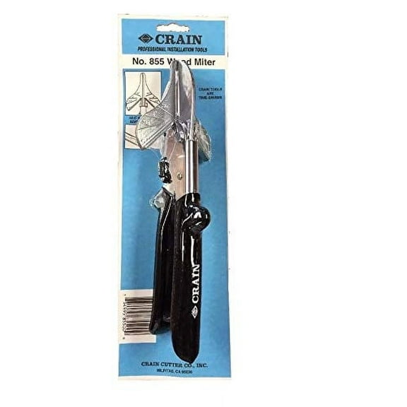 Crain Carpet Wood Miter 855 (Black Handle)