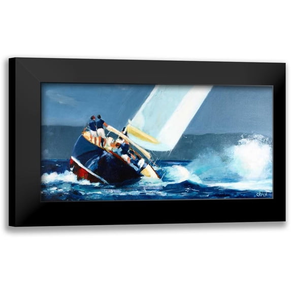 Crain, Curt 18x11 Black Modern Framed Museum Art Print Titled - Hoek