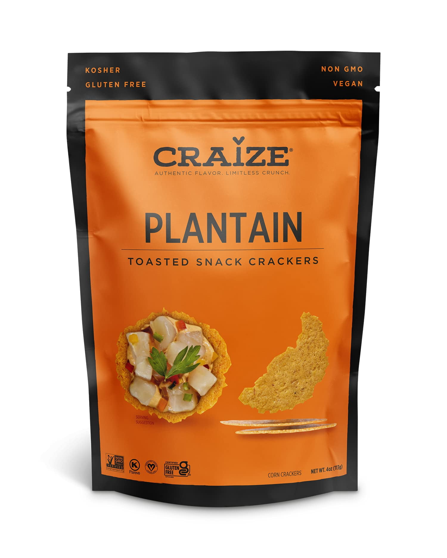 Craize Sweet Plantain Crisps CM31 | Gluten Free, Vegan, Kosher, Toasted ...