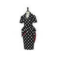 thumbnail image 1 of Craline's Mother white polka dot dress - women's character inspiration long dress, 1 of 6