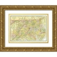 thumbnail image 1 of Cram 14x11 Gold Ornate Wood Framed with Double Matting Museum Art Print Titled - Maryland, Delaware - Cram 1886, 1 of 4