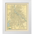 thumbnail image 1 of Cram 15x17 White Modern Wood Framed Museum Art Print Titled - Minneapolis  Minnesota - Cram 1892, 1 of 4