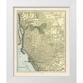 thumbnail image 1 of Cram 15x18 White Modern Wood Framed Museum Art Print Titled - Buffalo  New York - Cram 1892, 1 of 4