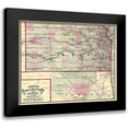 thumbnail image 1 of Cram 18x15 Black Modern Wood Framed Wall Art Titled - Kansas - Cram 1875, 1 of 5