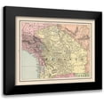 thumbnail image 1 of Cram 18x15 Black Modern Framed Museum Art Print Titled - South America Bolivia - Cram 1892, 1 of 5
