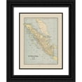 thumbnail image 1 of Cram 19x24 Black Ornate Wood Framed with Double Matting Museum Art Print Titled - Sumatra Indonesia Asia - Cram 1892, 1 of 4