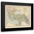 thumbnail image 1 of Cram 23x20 Black Modern Framed Museum Art Print Titled - Turkish Empire - Cram 1888, 1 of 5