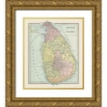 thumbnail image 1 of Cram 26x30 Gold Ornate Wood Framed with Double Matting Museum Art Print Titled - Asia Sri Lanka - Cram 1892, 1 of 4