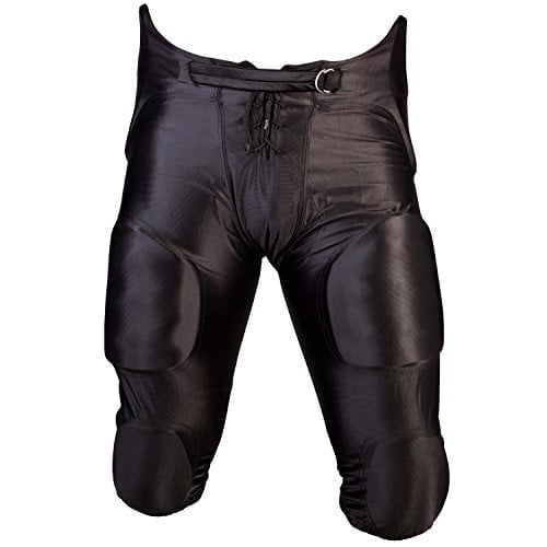 Cramer Adult Football Game Pants, 7 Pads, Black, 2X-Large, 1 Pack