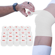 Cramer Eco-Flex Multi-Purpose Sport Tape - Stretch Tape and Easy Tear, White, 24 Rolls