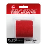 Cramer Eco-Flex Stretch Tape, Self-Stick, Red, Athletic Training, Easy Tear, 5 Yard Roll