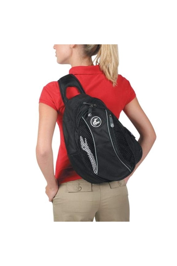 Sling Pack Elite, Small Athletic Trainer Bag for Carrying Supplies, Cross Body Travel Bag for for Trainers, Single Strap Organizing Backpack with Ample Storage and Easy Access