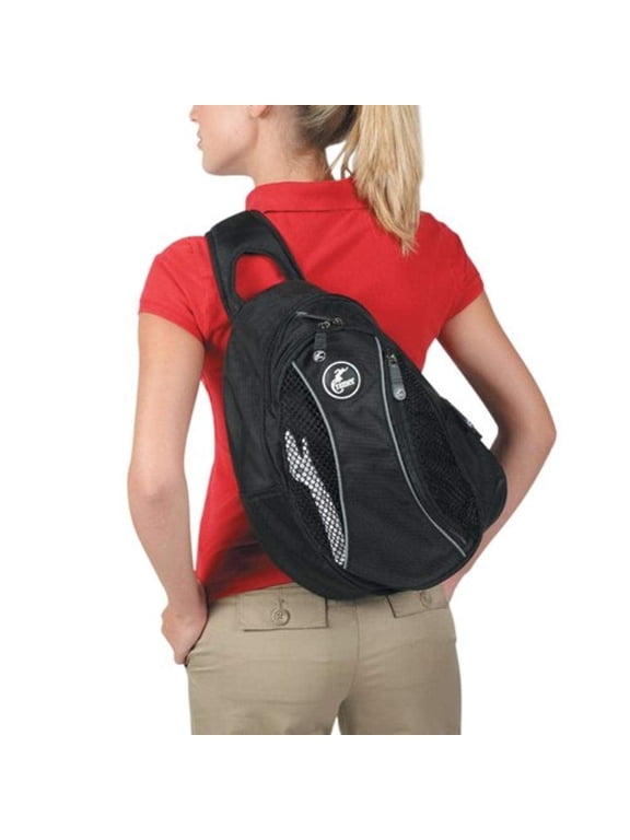 Sling Pack Elite, Small Athletic Trainer Bag for Carrying Supplies, Cross Body Travel Bag for for Trainers, Single Strap Organizing Backpack with Ample Storage and Easy Access