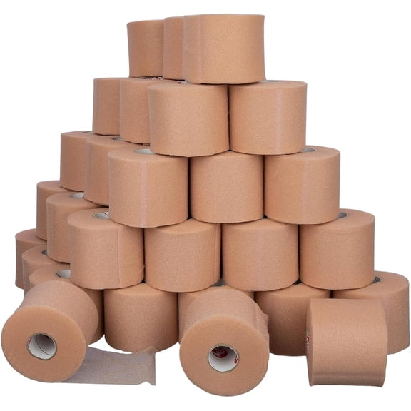 Cramer Tape Underwrap Beige 48 Indvidual Rolls Latex-free PreWrap for Athletic Taping