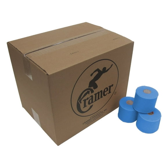 Cramer Tape Underwrap, PreWrap, Blue, 48 Rolls, 2.75"x30 Yards