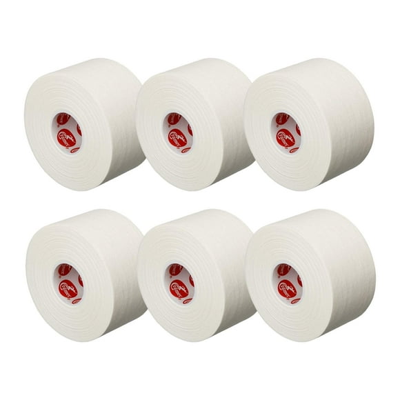 Cramer Team Athletic Tape, White, Easy Tear, Ankle & Wrist Taping, 6-Pack, 1.5" X 10 Yard