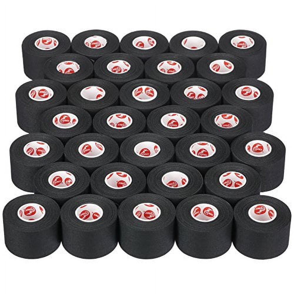 Cramer Team Color Athletic Tape, 1.5 Inch, Bulk Case of 32 Rolls, Black