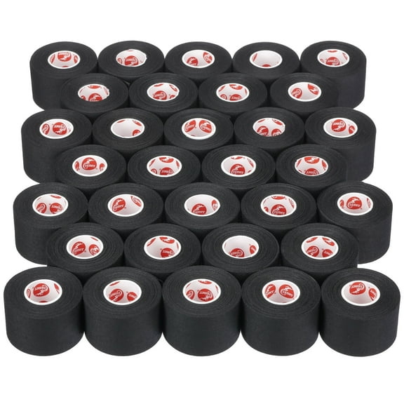 Cramer Team Color Athletic Tape, Black, Latex-Free, 1.5" x 15yds, 32 Roll Bulk Case, Tearable Sports Tape for Wrists, Ankles, Baseball, Training, Strong Athletic Wrap for Athletes & Trainers